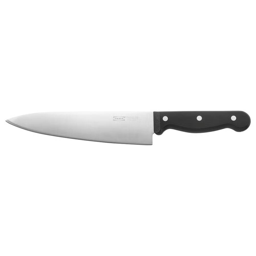 IKEA VARDAGEN Cook's Knife 8" 20cm Dark Grey-NEW